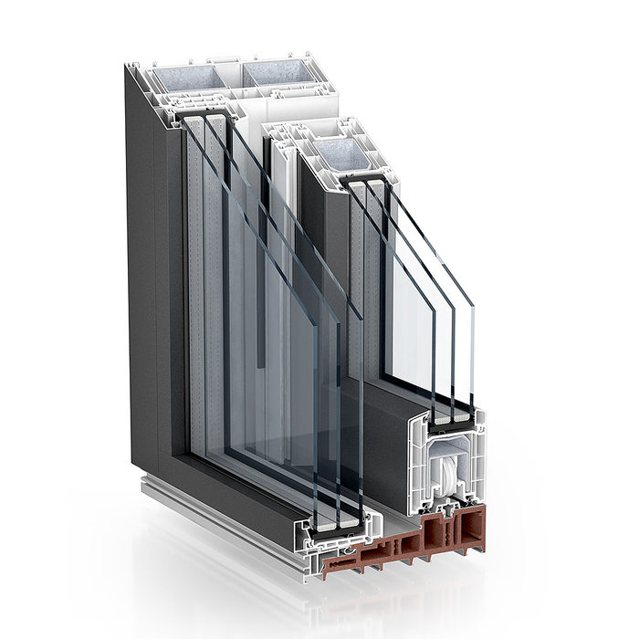 PremiDoor 88 Lux AluClip 